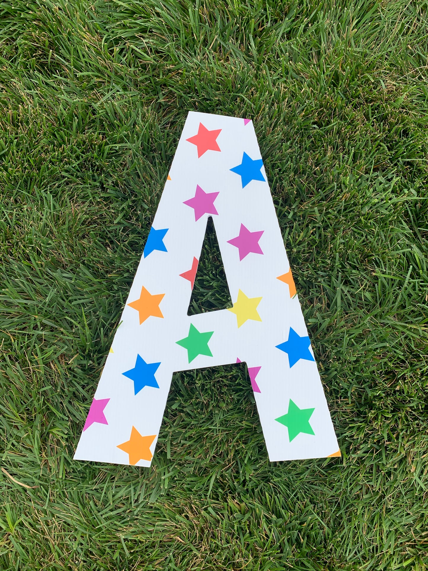 Stars Happy Birthday Letters