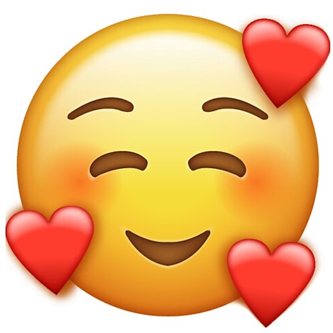 Hearts and Smiles Emoji