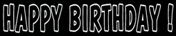 Black Birthday Kit