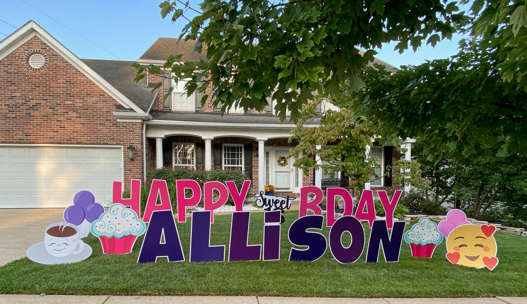 Happy Birthday Celebration Sign
