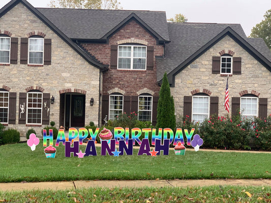 Happy Birthday Celebration Sign