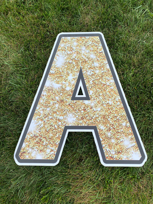 Glitter Alphabet Celebrator Kit