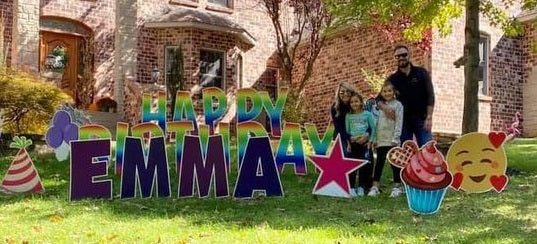 Happy Birthday Celebration Sign