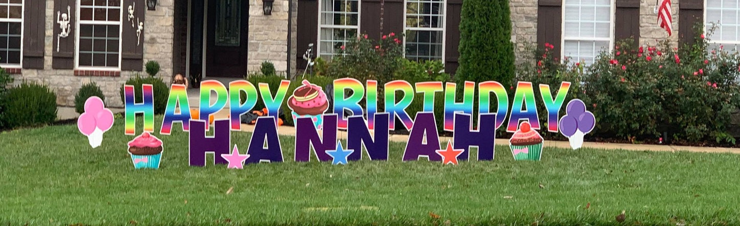 Happy Birthday Celebration Sign